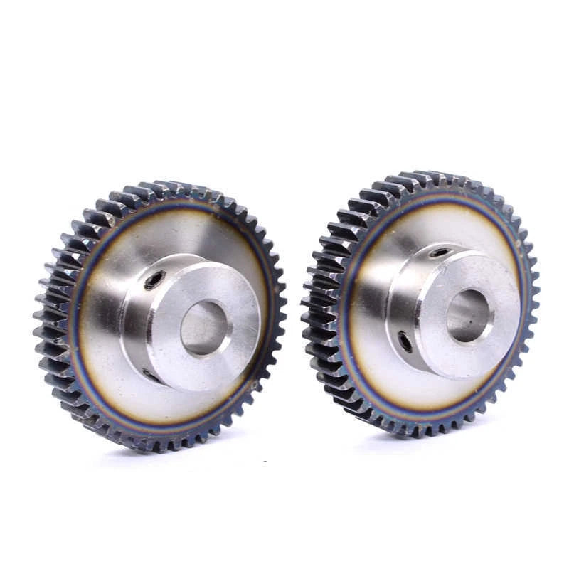 Spur Gears 1 Mod Transmission Gear With Step 45#Steel Pinion Motor Gear 90T~150T