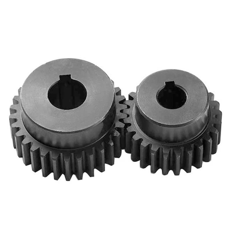 1 Module 45# Steel Keyway Bore Spur Gear 40-150 Teeth Transmission Drive Gears