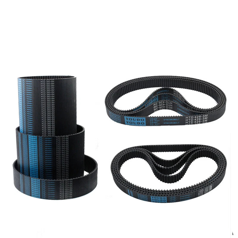HTD 5M Timing Belt — Closed Loop Rubber Drive Belt, 10mm & 15mm Width