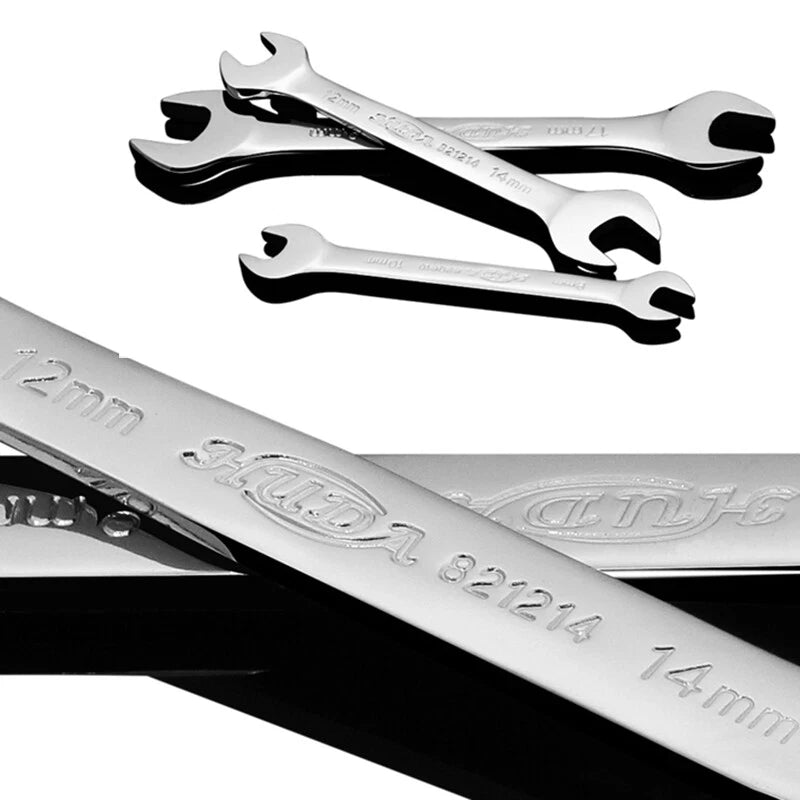 5mm-46mm Opening Range Spanner Double-End Wrench Combination Spanners Multi-Size