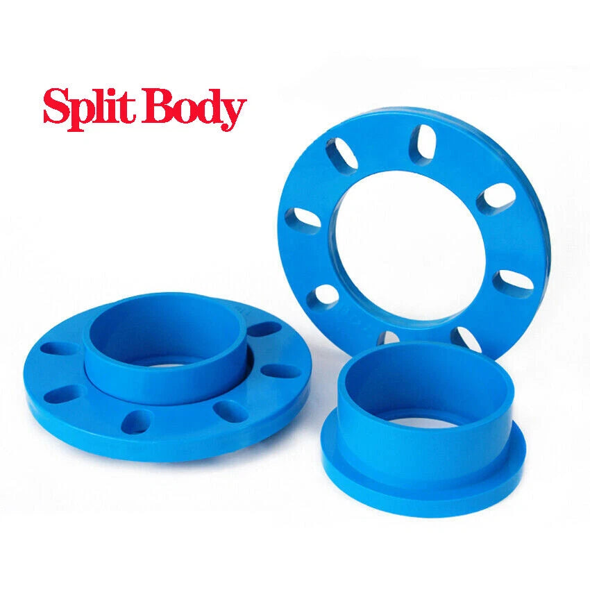 ID 20-200mm PVC Water Supply Pipe Wall Mount Floor Flange Fittings Solvent Weld