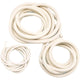 White Rubber Vacuum Tube – Flexible Laboratory Hose Pipe (ID 2mm–25mm)