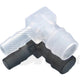 90 Degree Elbow Hose Joiner Reducer Plastic Barbed Connector Pipe Air Fuel Water