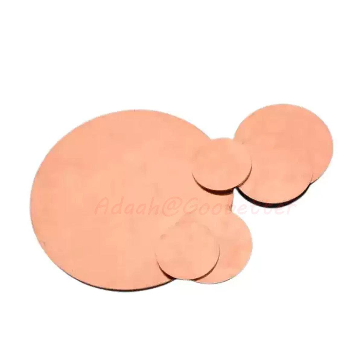 T2 Copper Discs Round Sheet Plate Dia 50mm-300mm Thick 0.3/0.4/0.5/0.6/0.8/1~3mm