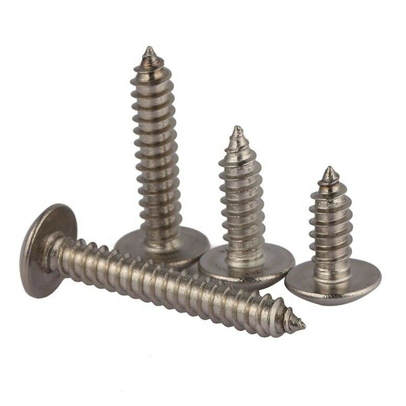 Big Flat Head Phillips Self Tapping Screws – 316 Stainless Steel, M2–M6