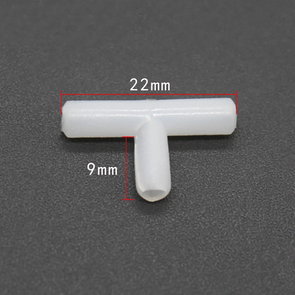 Plastic Pipe Connectors — Straight, T-Piece & X-Piece Hose Tube Fittings