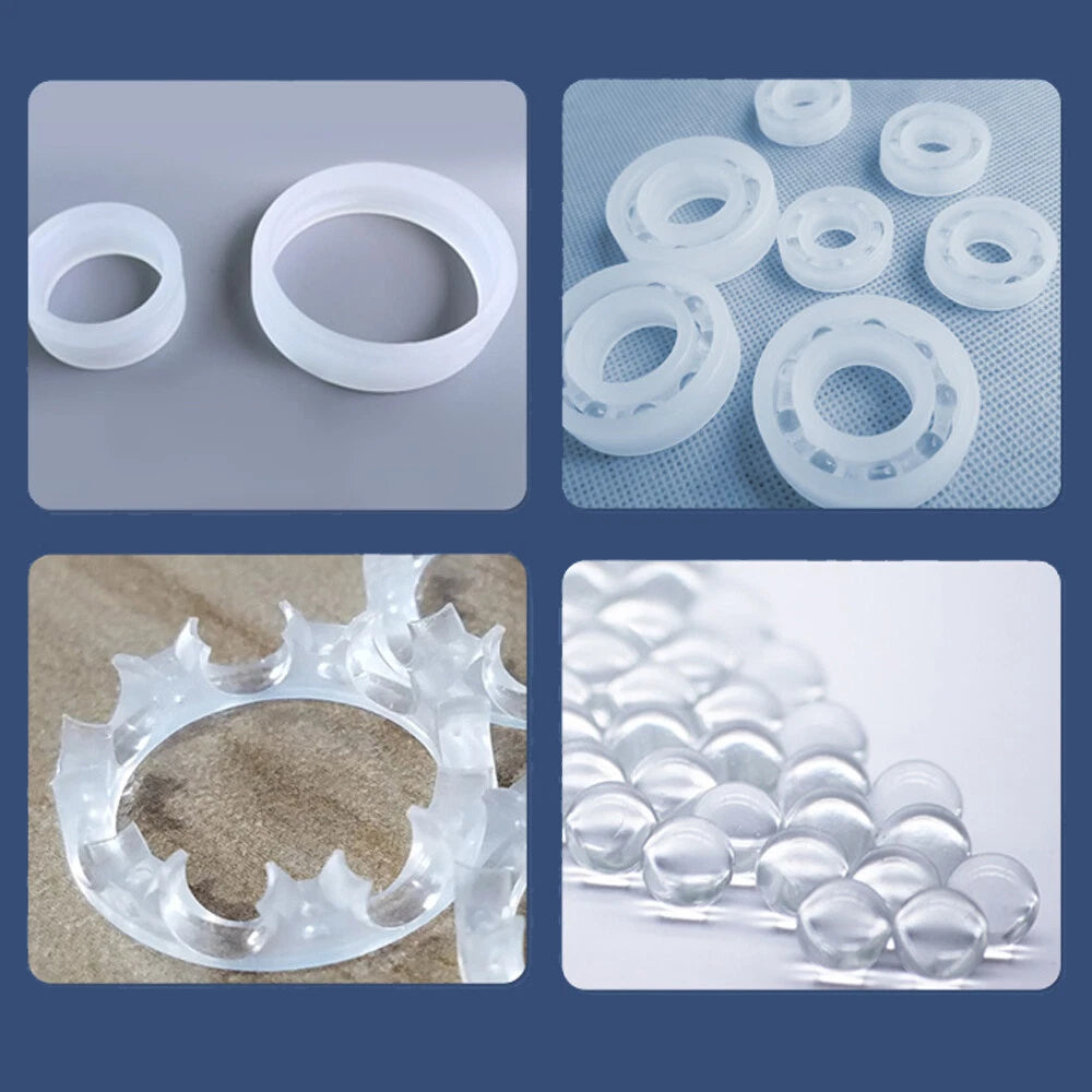 Bore 3mm-50mm PP Plastic Deep Groove Ball Bearings Polypropylene Anti-Corrosive
