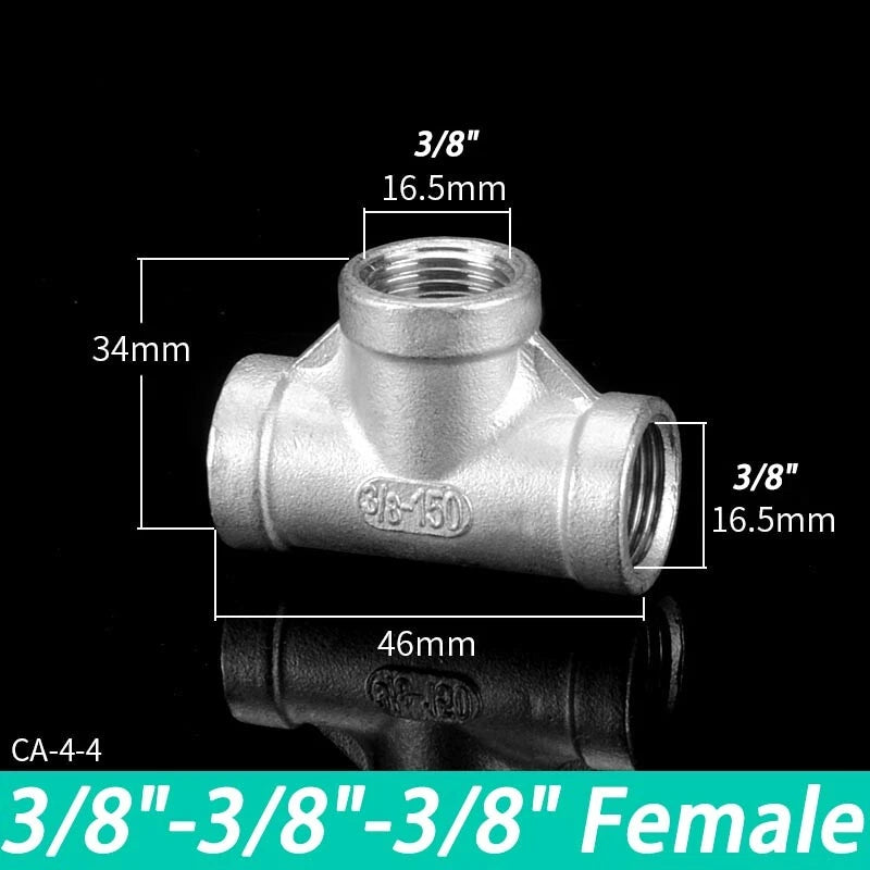 Stainless Steel BSP Pipe Fittings — Plug, Nipple, Elbow, T-Piece & More (1/8" to 4")