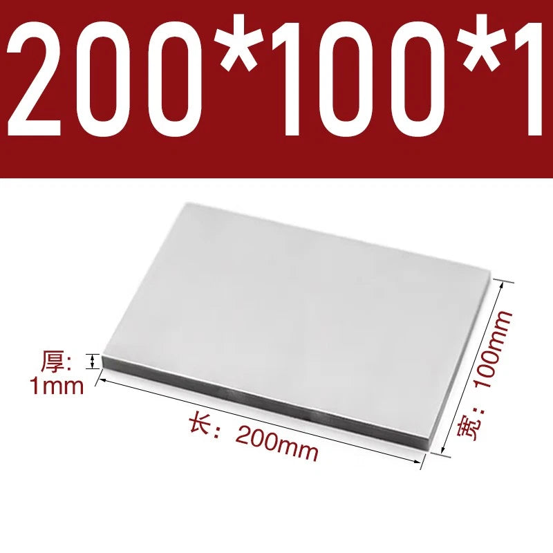 304 Stainless Steel Sheet Plate 0.3mm 0.5mm 0.8mm 1mm 2mm 3mm 4mm 5mm Thick