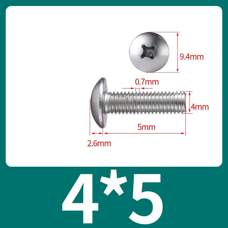 Phillips Flat Head Machine Screws M2-M8 | A2/A4 Stainless Steel
