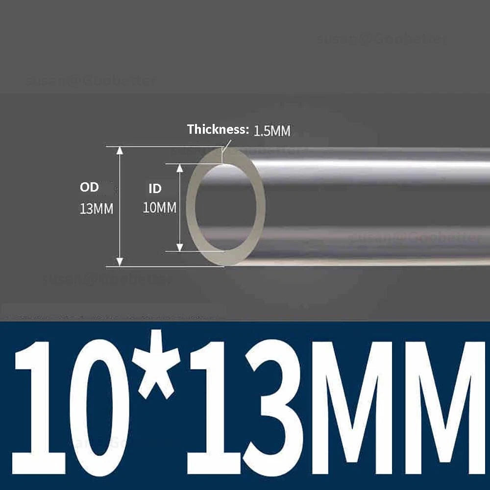 Clear Flexible PVC Tubing — Plastic Hose for Air, Water, Aquarium & Pond