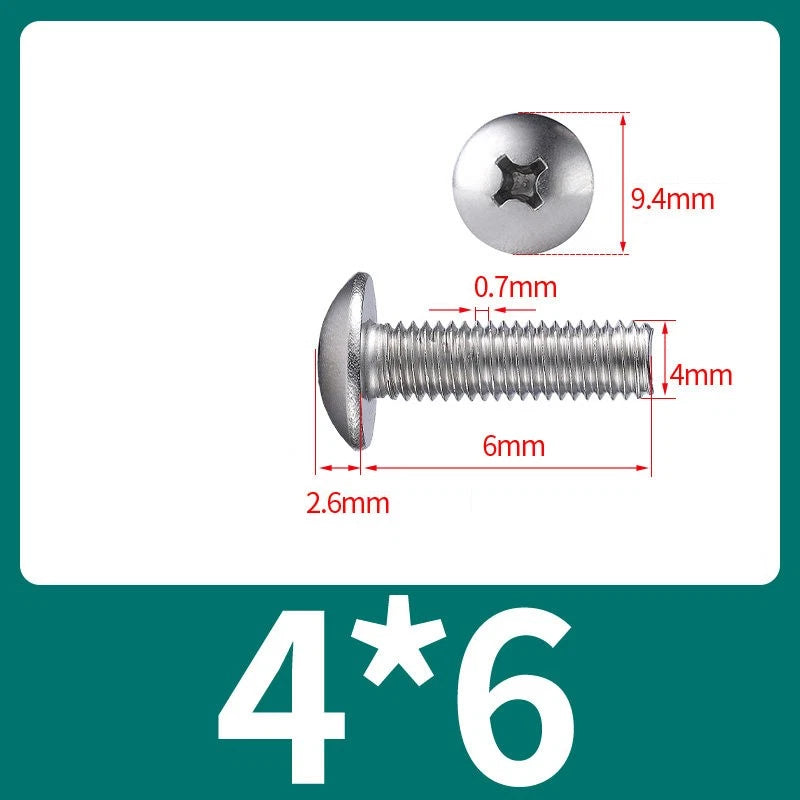 Phillips Flat Head Machine Screws M2-M8 | A2/A4 Stainless Steel
