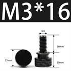 M3 M4 Anodized Aluminum Thumb Screws — Knurled Head Hand Bolts for PC Case, Fishing Rigs & DIY Projects