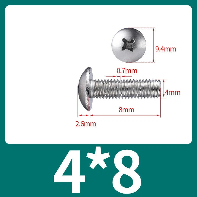 Phillips Flat Head Machine Screws M2-M8 | A2/A4 Stainless Steel