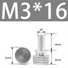 M3 M4 Anodized Aluminum Thumb Screws — Knurled Head Hand Bolts for PC Case, Fishing Rigs & DIY Projects