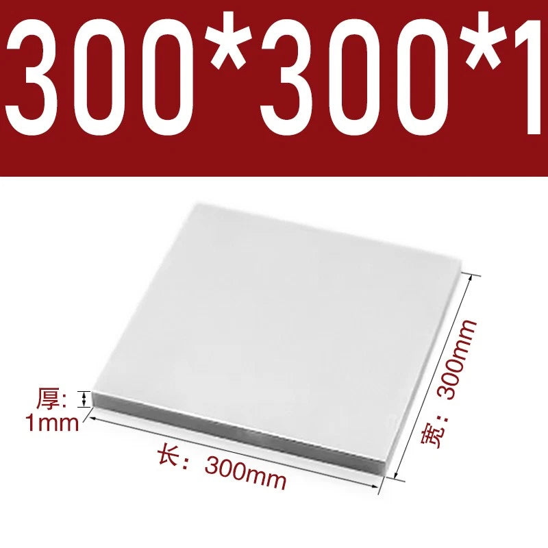 304 Stainless Steel Sheet Plate 0.3mm 0.5mm 0.8mm 1mm 2mm 3mm 4mm 5mm Thick