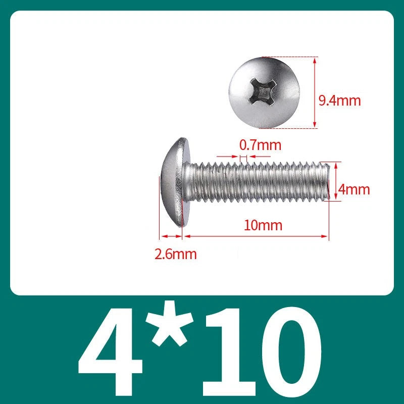 Phillips Flat Head Machine Screws M2-M8 | A2/A4 Stainless Steel