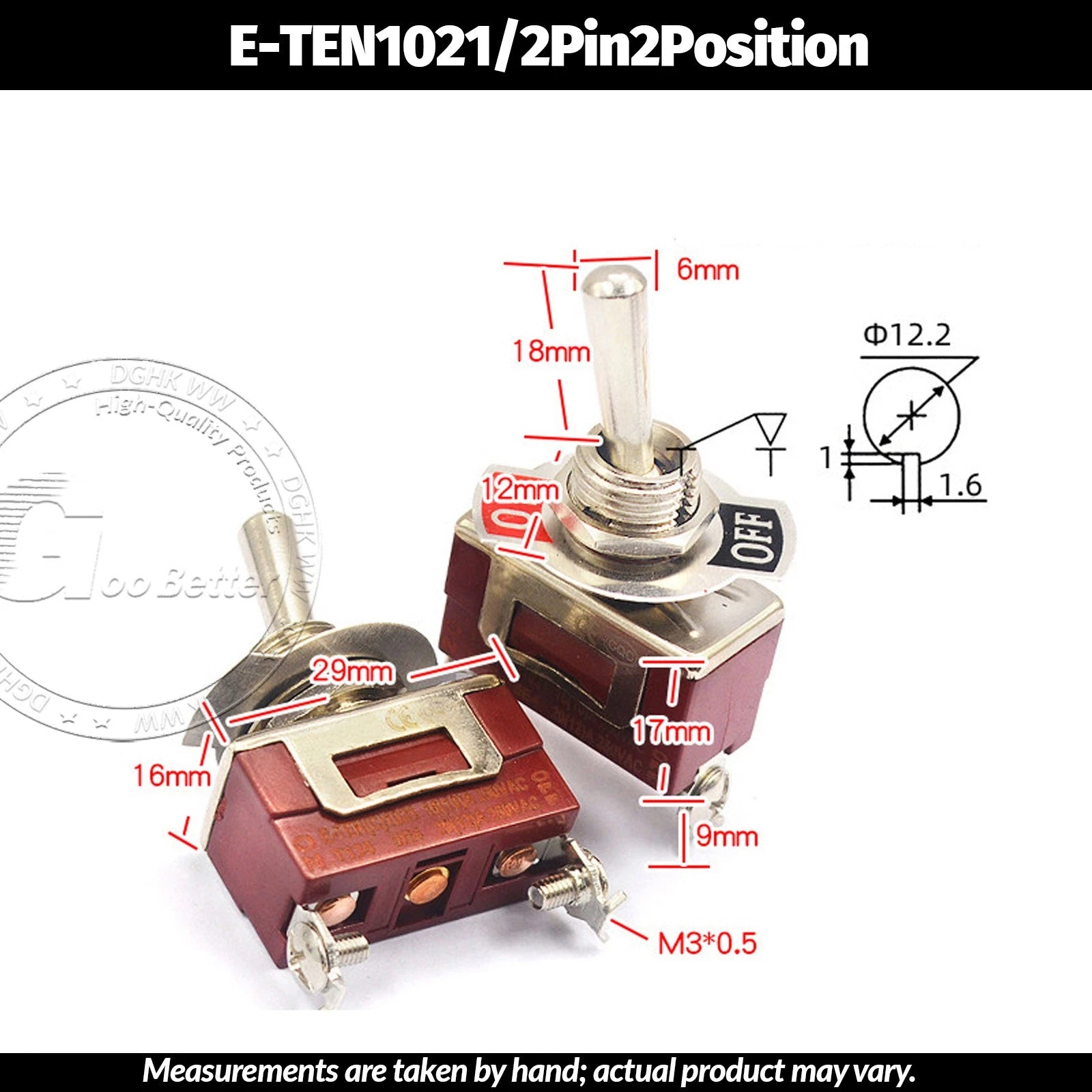 Miniature Toggle Switch — SPST/SPDT, 2–12 Pin, MTS/E-TEN/RLS Series, 79 Types