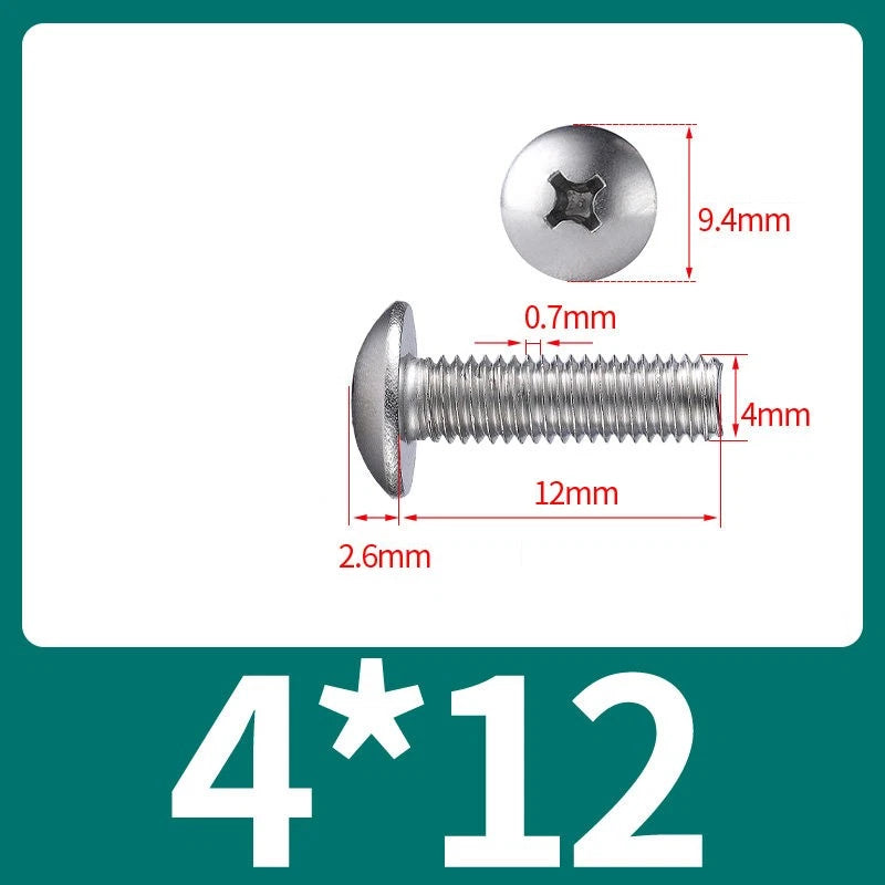 Phillips Flat Head Machine Screws M2-M8 | A2/A4 Stainless Steel