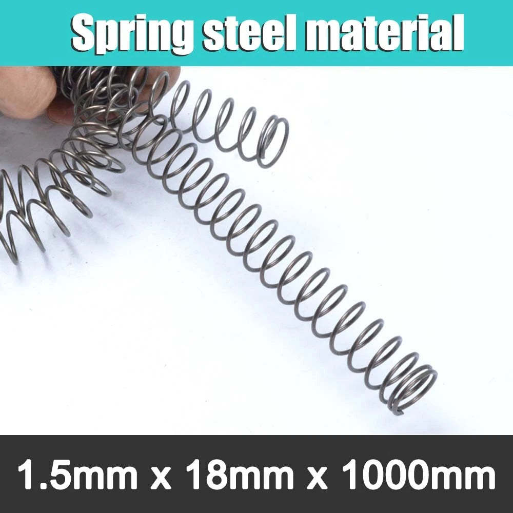 1000mm length Spring Stee Wire 0.3mm-6mm ,OD 6mm-60mm Compression Spring 1 Meter