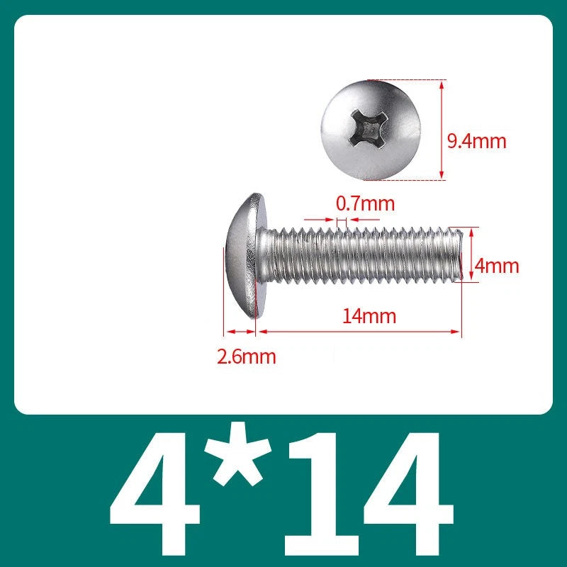 Phillips Flat Head Machine Screws M2-M8 | A2/A4 Stainless Steel