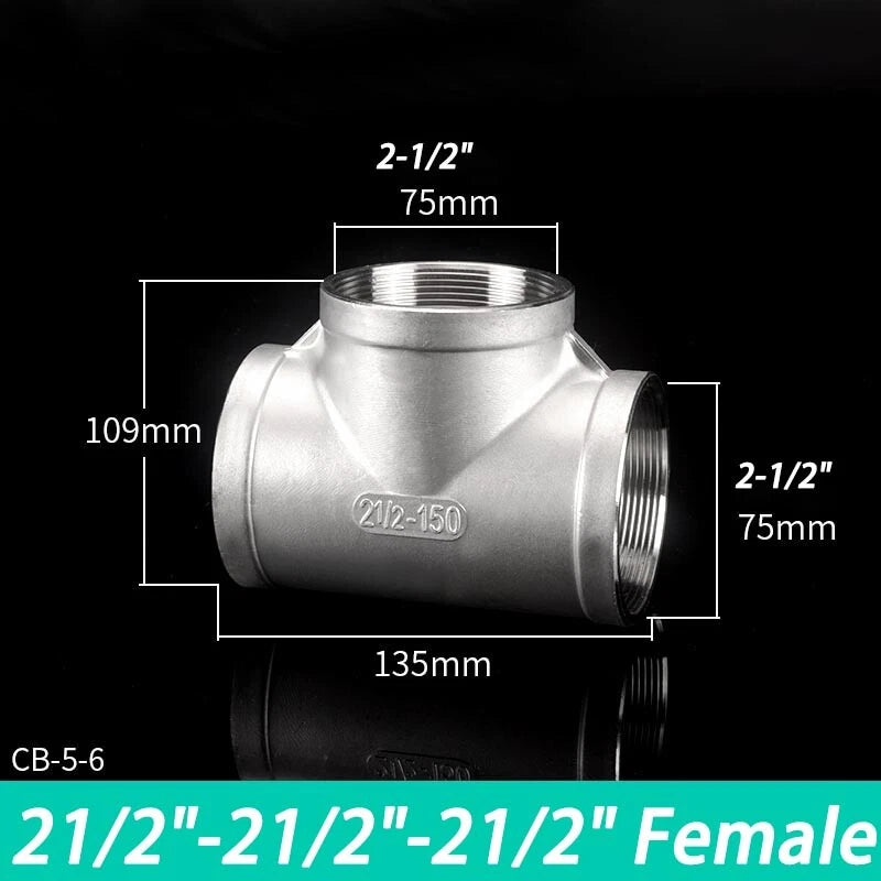 Stainless Steel BSP Pipe Fittings — Plug, Nipple, Elbow, T-Piece & More (1/8" to 4")