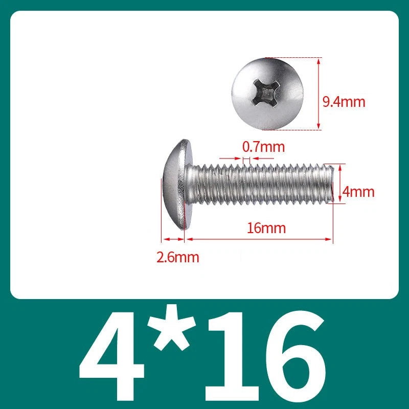 Phillips Flat Head Machine Screws M2-M8 | A2/A4 Stainless Steel