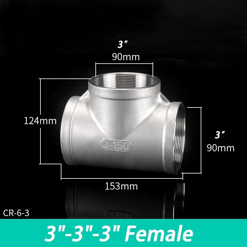Stainless Steel BSP Pipe Fittings — Plug, Nipple, Elbow, T-Piece & More (1/8" to 4")
