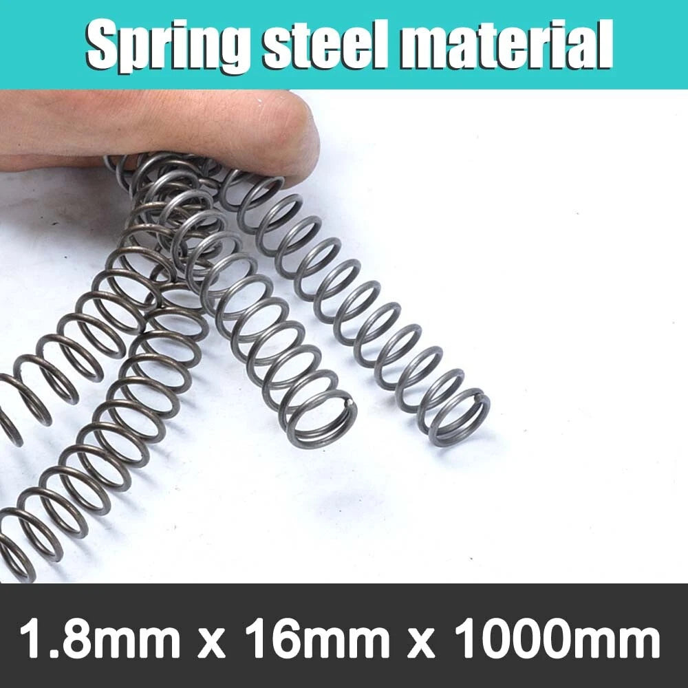 1000mm length Spring Stee Wire 0.3mm-6mm ,OD 6mm-60mm Compression Spring 1 Meter