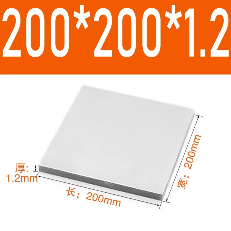 304 Stainless Steel Sheet Plate 0.3mm 0.5mm 0.8mm 1mm 2mm 3mm 4mm 5mm Thick