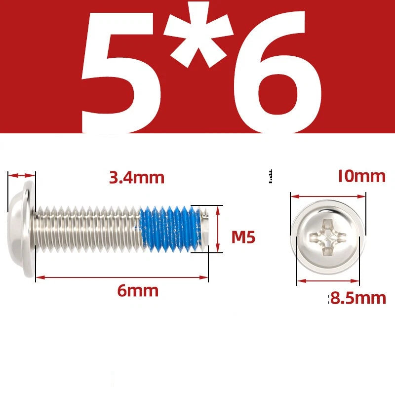M2–M6 Flanged Button Head Screws – Carbon Steel, Phillips Drive, Nickel or Black Zinc Plated