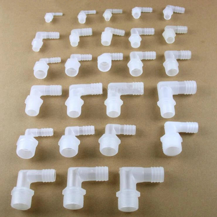 Plastic Hose Barb Fittings — Straight, Reducer, L, T, Y-Shape Pagoda Connectors