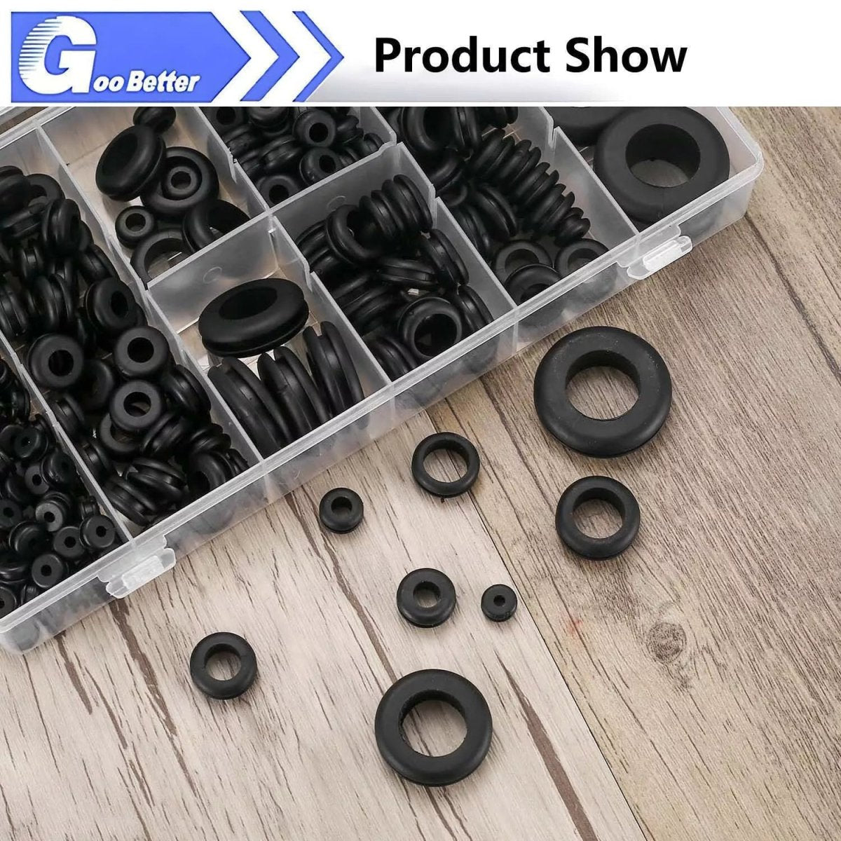 200 Pcs Rubber Grommet Assortment Kit Set Firewall Hole Electrical Wiring Gasket - HomeDIYer