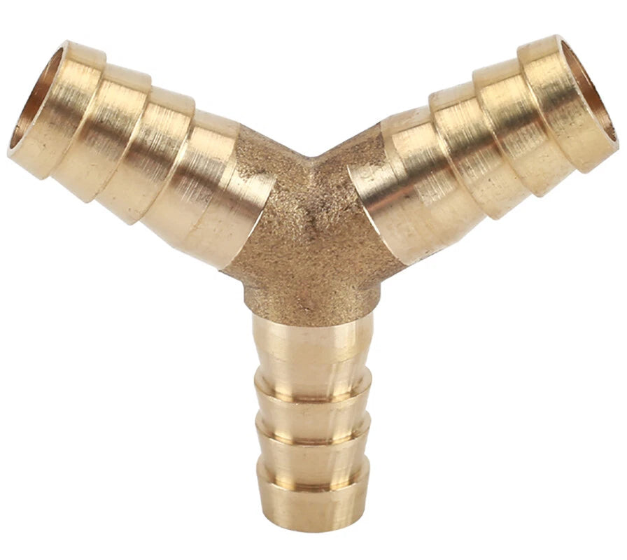 Brass Reducing Hose Fittings – Straight, L, T & Y Connectors for Gas & Air Tube