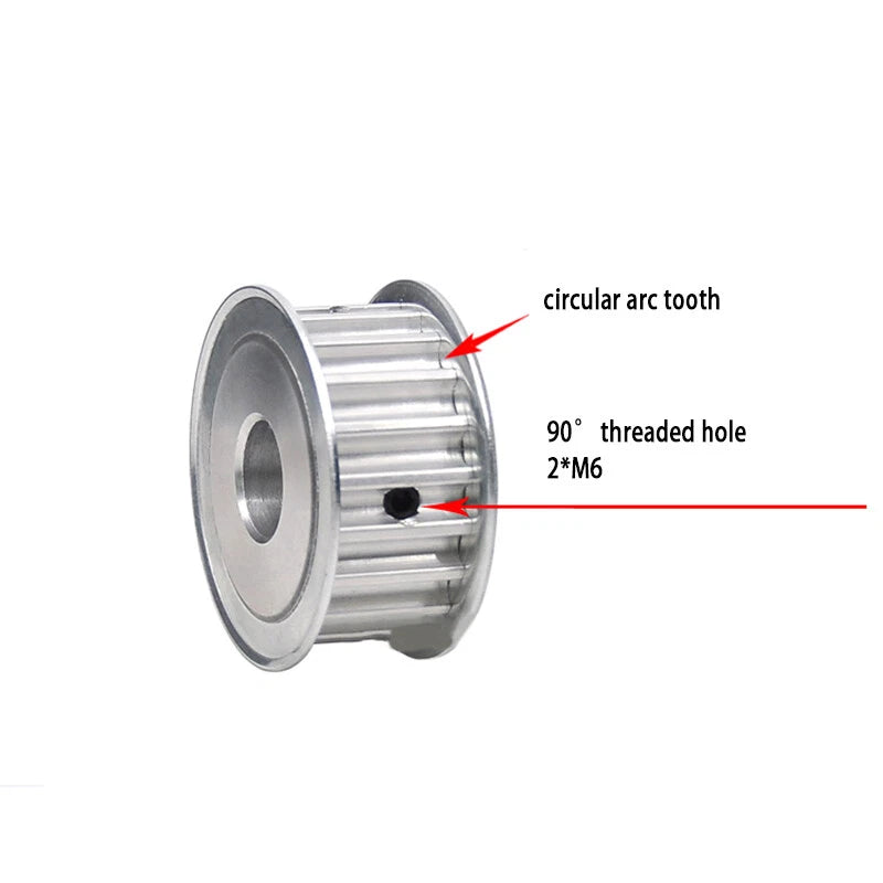 HTD 8M Timing Belt Pulley for 15-40mm Wide, Bore 8-30mm, 30-40T, CNC 3D Printer