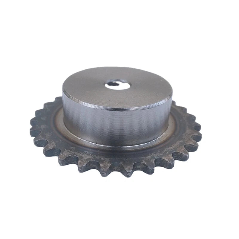 Simplex Sprocket Wheel for #25 (04C) Roller Chain, 9T-30T, Pitch 1/4" （6.35mm）