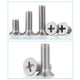 A2 Stainless Steel Phillips Countersunk Flat Head Micro Machine Screws M1 M1.2 M1.4 M1.6 M2 M2.5 GB/T 819 — 3mm to 60mm