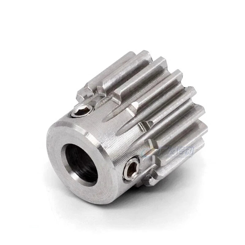 1 Mod Stainless Steel Spur Gear 15 - 50 Teeth Pinion Gear With Step Motor Gear