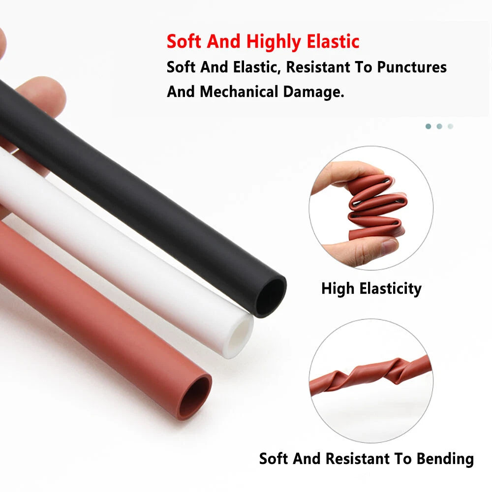 1.7:1 Heat Shrink Tubing — φ0.8mm to φ40mm, Multiple Colors & Lengths