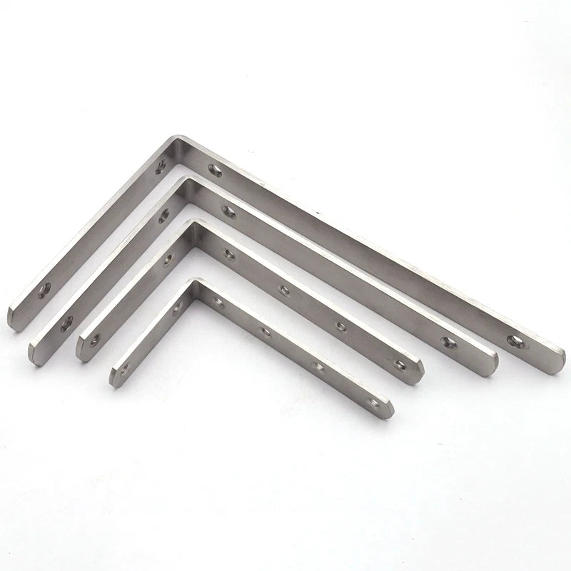 304 Stainless Steel Triangle Shelf Bracket Wall-Mounted for Bookshelf Storage