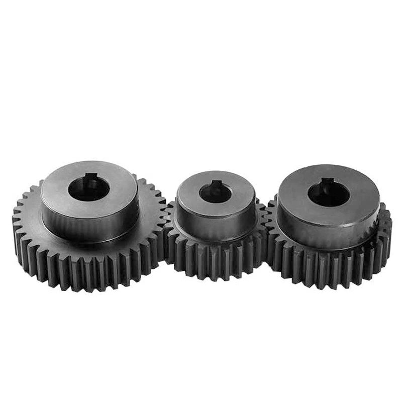 1 Module 45# Steel Keyway Bore Spur Gear 40-150 Teeth Transmission Drive Gears