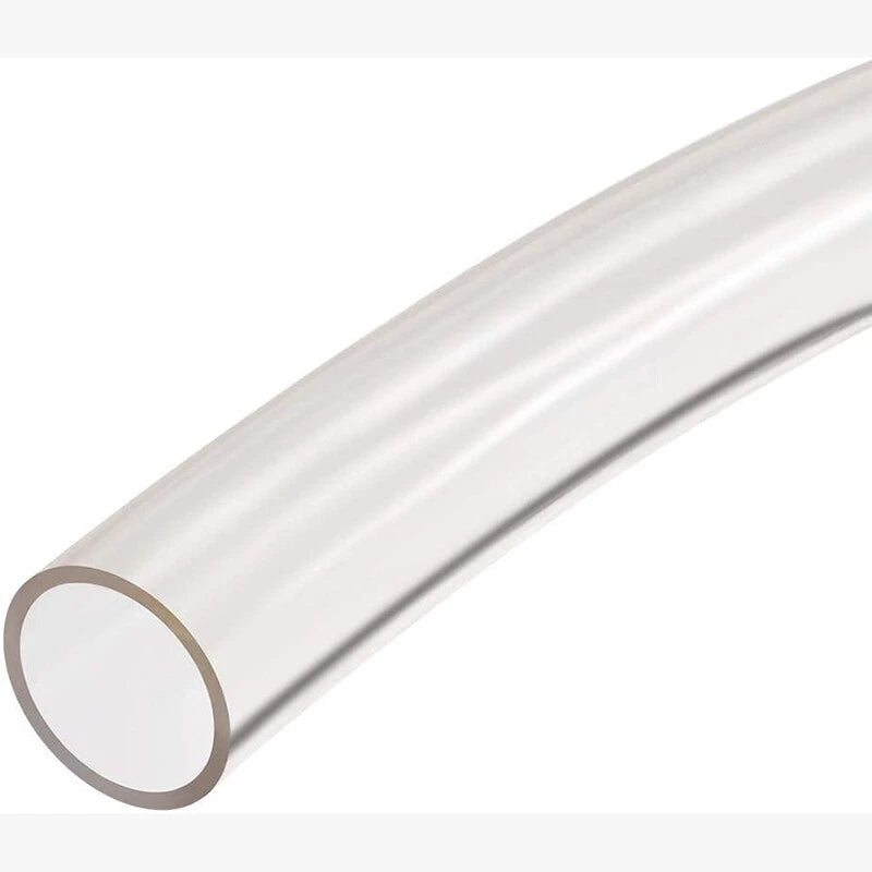 PVC Reinforced Braided Clear Hose — Flexible Heavy Duty Water & Oil Pipe