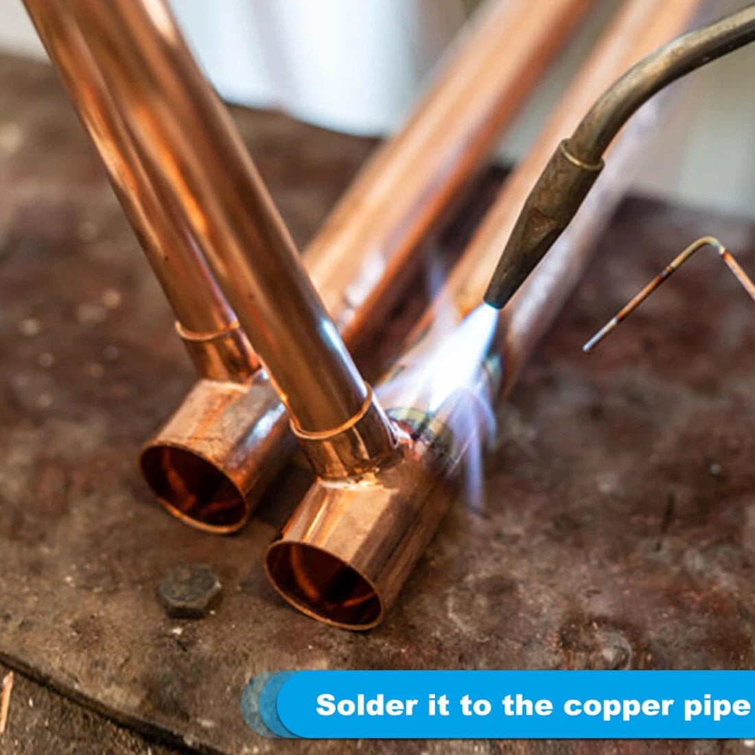 Copper End Feed Reducing Tee Fitting | 6.35mm–108mm | Welded Joint Plumbing