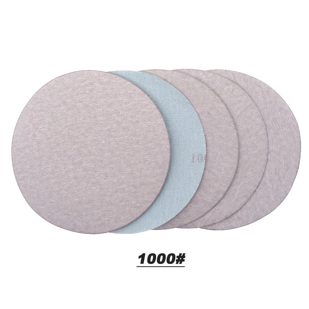 5" - 6" - 7" - 8" Inch Sanding Disc Wet & Dry Sandpaper Hook & Loop For Polish
