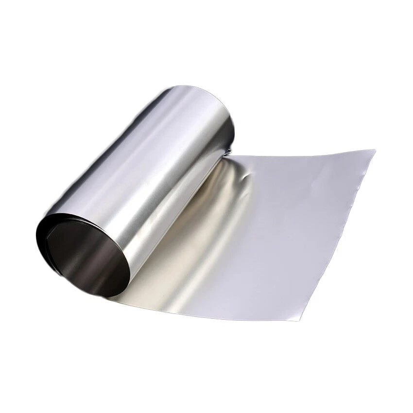 304 Stainless Steel Plate Band Foil Sheet Roll 0.02mm-2mm Thick 50mm-300mm Width