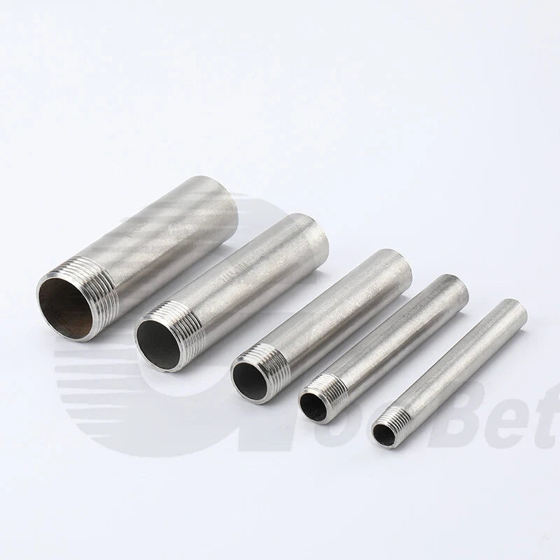 304 Stainless Steel Weld Nipple BSP Screwed Pipe Fitting | 1/4" to 4" (DN8–DN100)