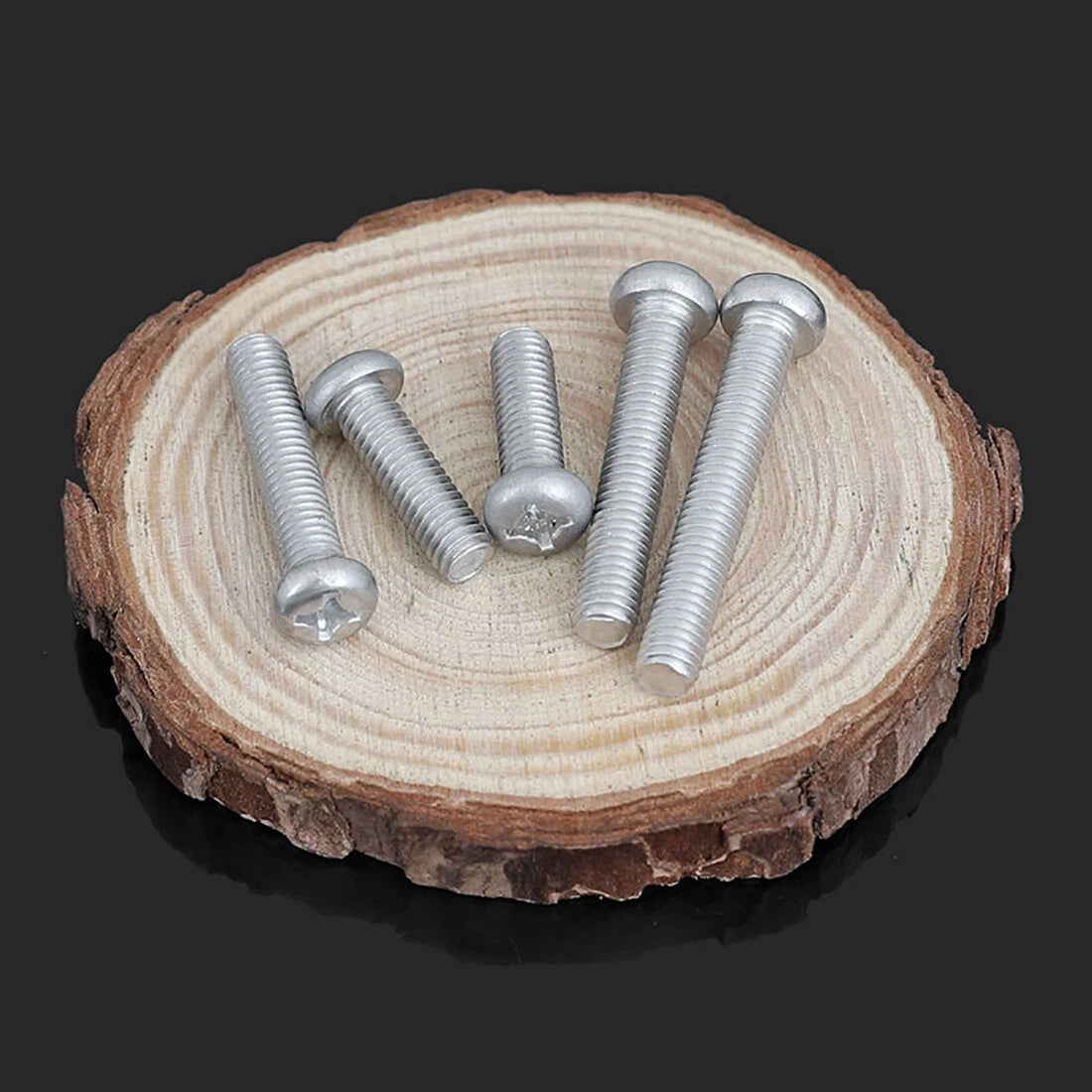 M3-M8 Aluminum Alloy Phillips Pan Head Machine Screws | Anodized Metric Bolts