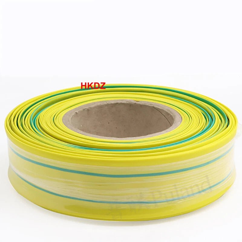 Yellow - Green Heat Shrink Tubing – Electrical Wire Sleeving & Cable Insulation (φ1mm–50mm) - HomeDIYer