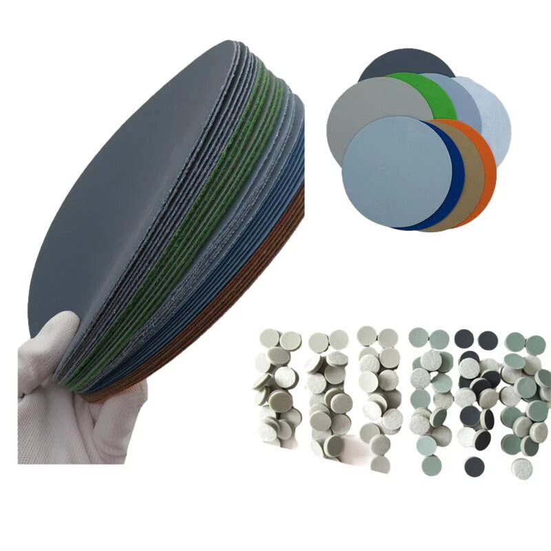 50-200mm Wet & Dry Sanding Discs Hook & Loop Sandpaper Sand Paper 800-10000 Grit
