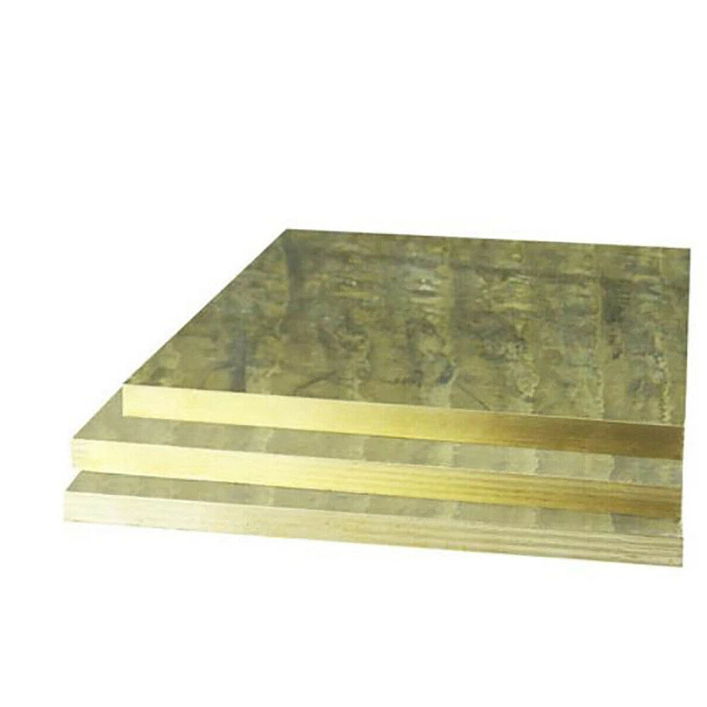 Thick 6/8/10/12 mm Aluminum Bronze Sheets Plate Albronze Solid Panel 100x100 mm